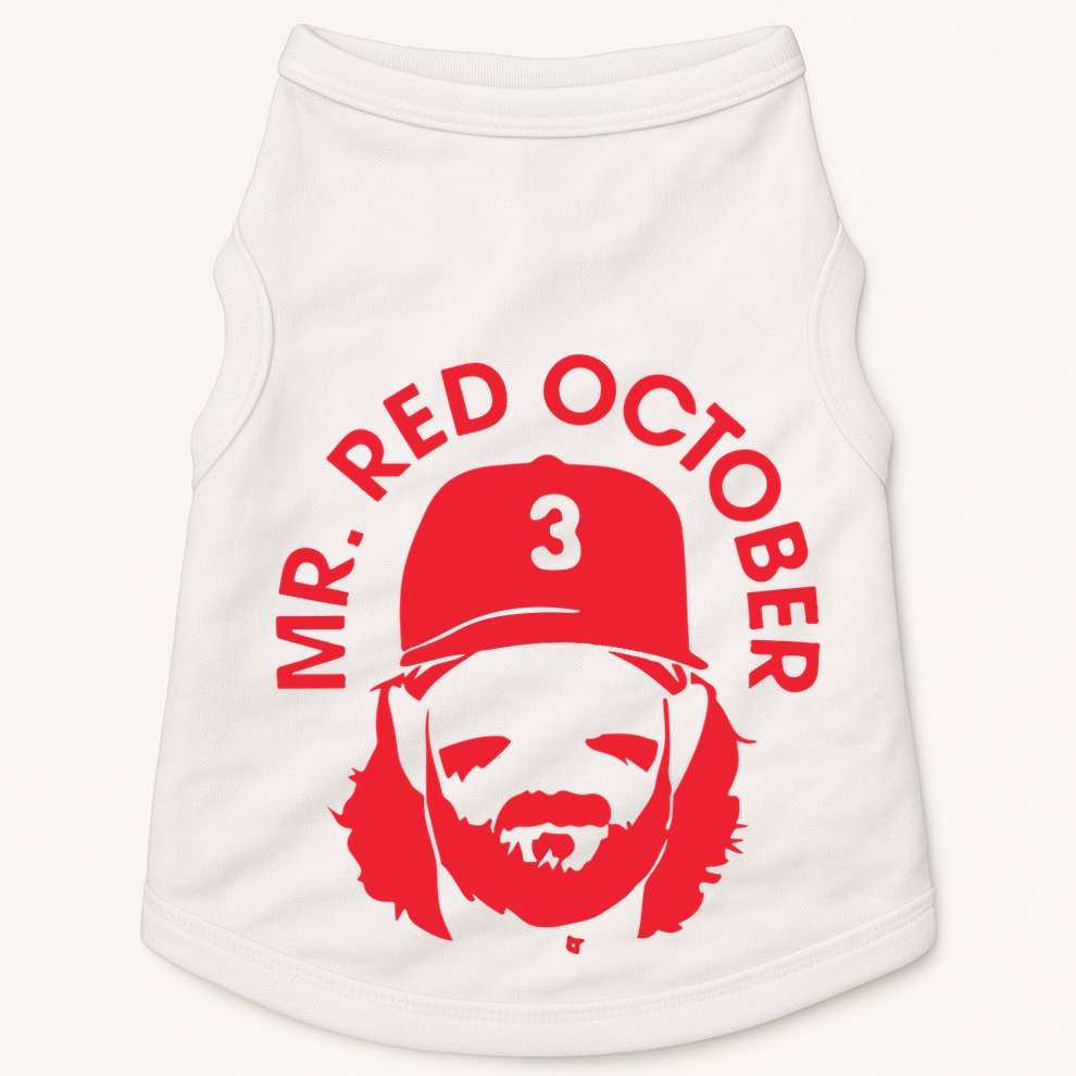 Mr Red October Doggie Tank