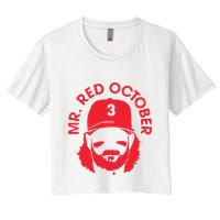 Mr Red October Crop Top