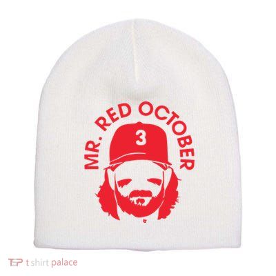Mr Red October Short Acrylic Beanie