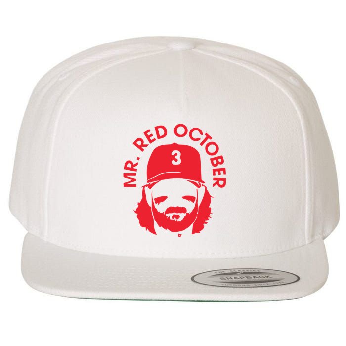 Mr Red October Wool Snapback Cap