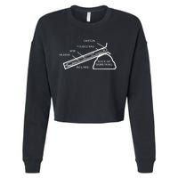 Mre Rock Or Something Military Humor Cropped Pullover Crew