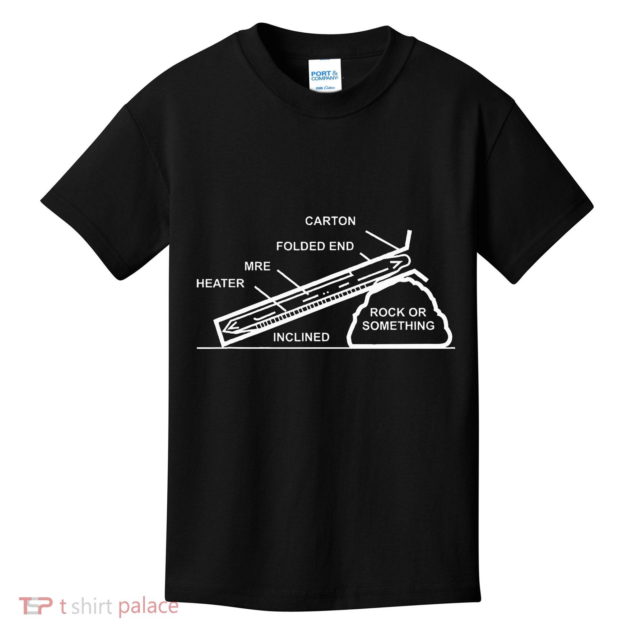 Mre Rock Or Something Military Humor Kids T-Shirt