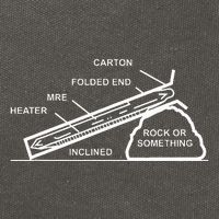 Mre Rock Or Something Military Humor Cotton Canvas Backpack