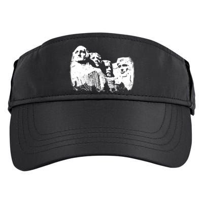 Mount Rushmore Presidents Sculpture Funny Gift Adult Drive Performance Visor