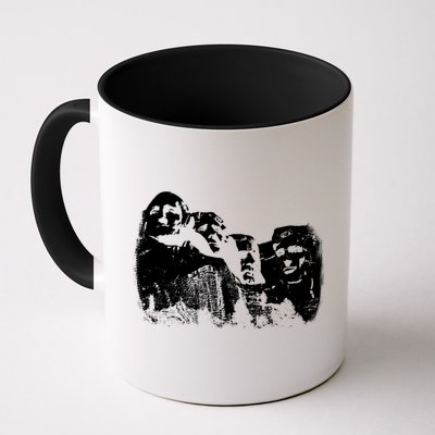 Mount Rushmore Presidents Sculpture Funny Gift Mug