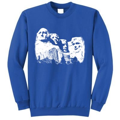 Mount Rushmore Presidents Sculpture Funny Gift Sweatshirt
