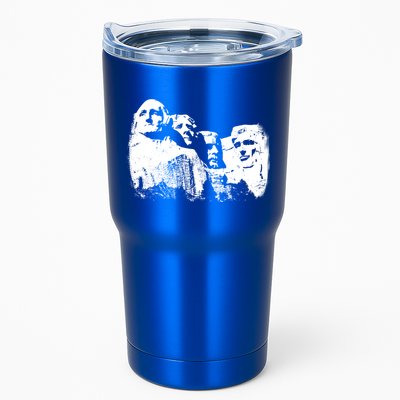 Mount Rushmore Presidents Sculpture Funny Gift Tumbler