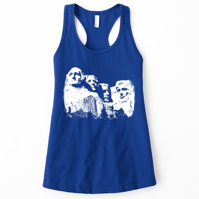 Mount Rushmore Presidents Sculpture Funny Gift Womens Tank Top