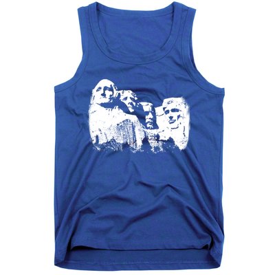 Mount Rushmore Presidents Sculpture Funny Gift Tank Top