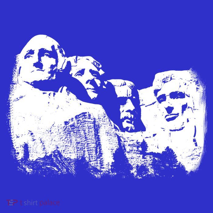 Mount Rushmore Presidents Sculpture Funny Gift Kids T-Shirt