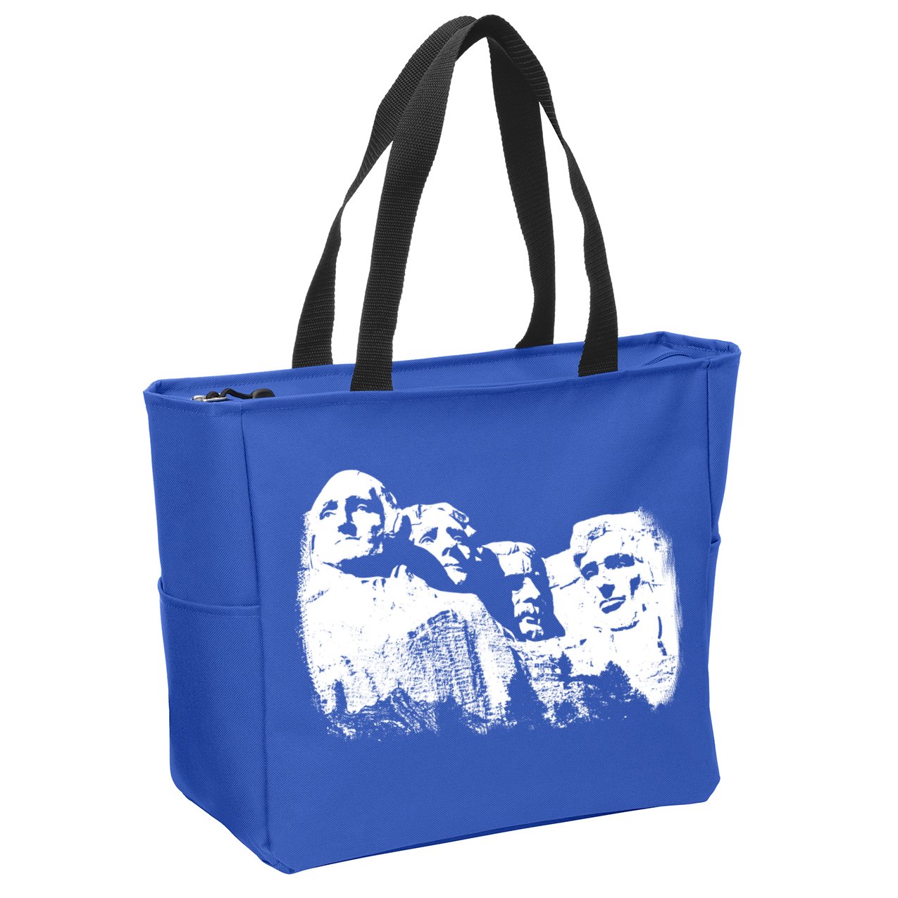 Mount Rushmore Presidents Sculpture Funny Gift Zip Tote Bag