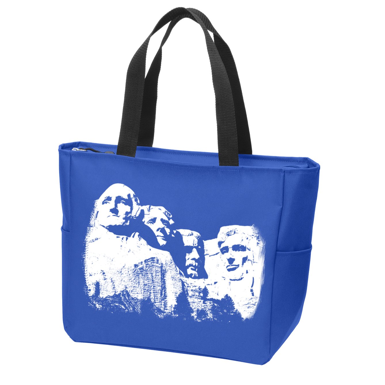 Mount Rushmore Presidents Sculpture Funny Gift Zip Tote Bag