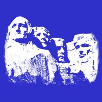Mount Rushmore Presidents Sculpture Funny Gift Zip Tote Bag