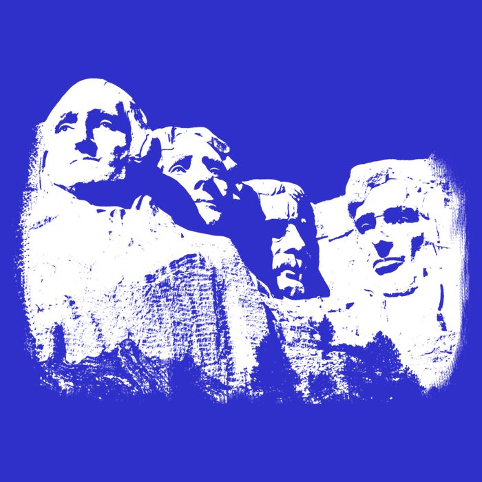 Mount Rushmore Presidents Sculpture Funny Gift Zip Tote Bag