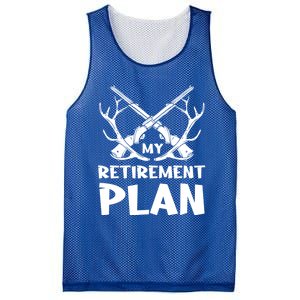 My Retiret Plan Hunter Great Gift Mesh Reversible Basketball Jersey Tank