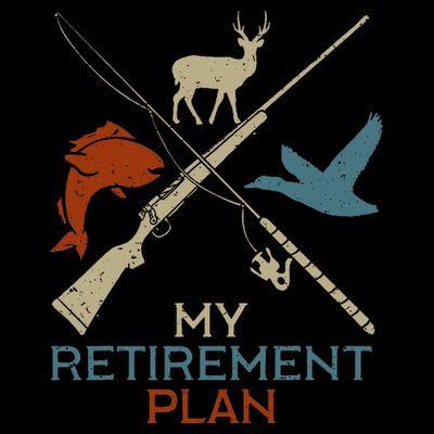 My Retirement Plan Hunting Fishing Hunter Grandfather T-Shirt