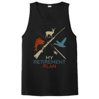 My Retirement Plan Hunting Fishing Hunter Grandfather PosiCharge Competitor Tank