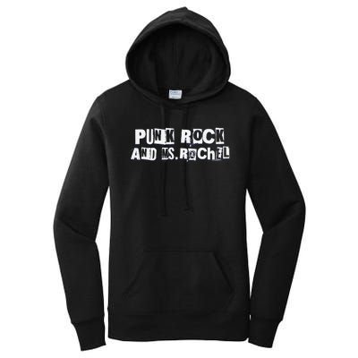 Ms. Rachel Punk Rock And Ms. Rachel Funny Ms Rachel Women's Pullover Hoodie