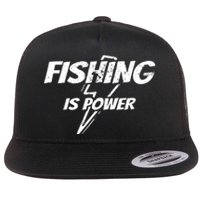 My Retirement Plan Fishing Funny Fisherman Gift Party Flat Bill Trucker Hat