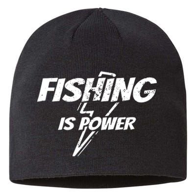 My Retirement Plan Fishing Funny Fisherman Gift Party Sustainable Beanie