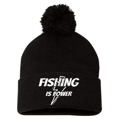 My Retirement Plan Fishing Funny Fisherman Gift Party Pom Pom 12in Knit Beanie