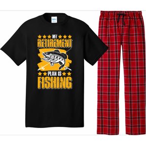 My Retiret Plan Is Fishing Funny Fishing Great Gift Pajama Set