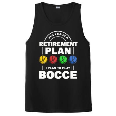 My Retirement Plan Bocce Ball Player Grandpa Bocce PosiCharge Competitor Tank