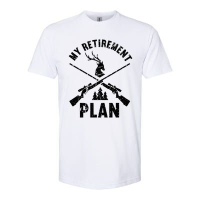 My Retiret Plan Hunting Lover Funny Pensioner Hunting Gift Softstyle® CVC T-Shirt