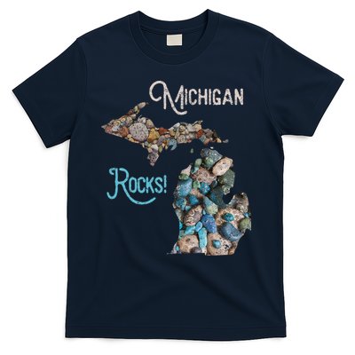 Michigan Rocks Petoskey Stone Hunting Great Lakes State T-Shirt