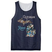 Michigan Rocks Petoskey Stone Hunting Great Lakes State Mesh Reversible Basketball Jersey Tank