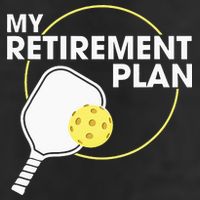 My Retirement Plan Funny Pickleball Lover Adult Drive Performance Visor