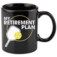 My Retirement Plan Funny Pickleball Lover 11oz C Handle Ceramic Mug
