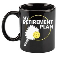 My Retirement Plan Funny Pickleball Lover 11oz C Handle Ceramic Mug