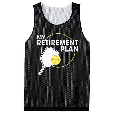 My Retirement Plan Funny Pickleball Lover Mesh Reversible Basketball Jersey Tank