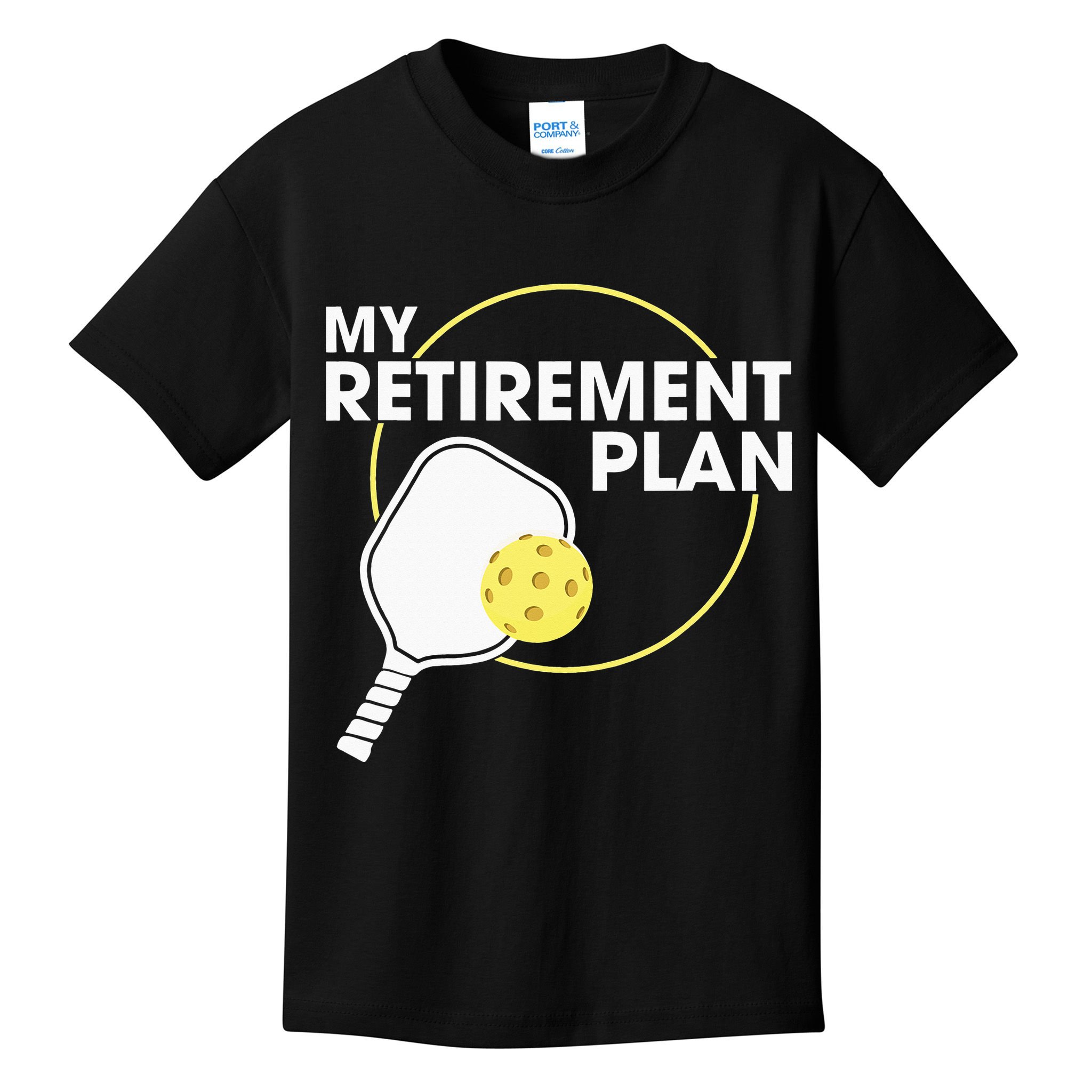 My Retirement Plan Funny Pickleball Lover Kids T-Shirt