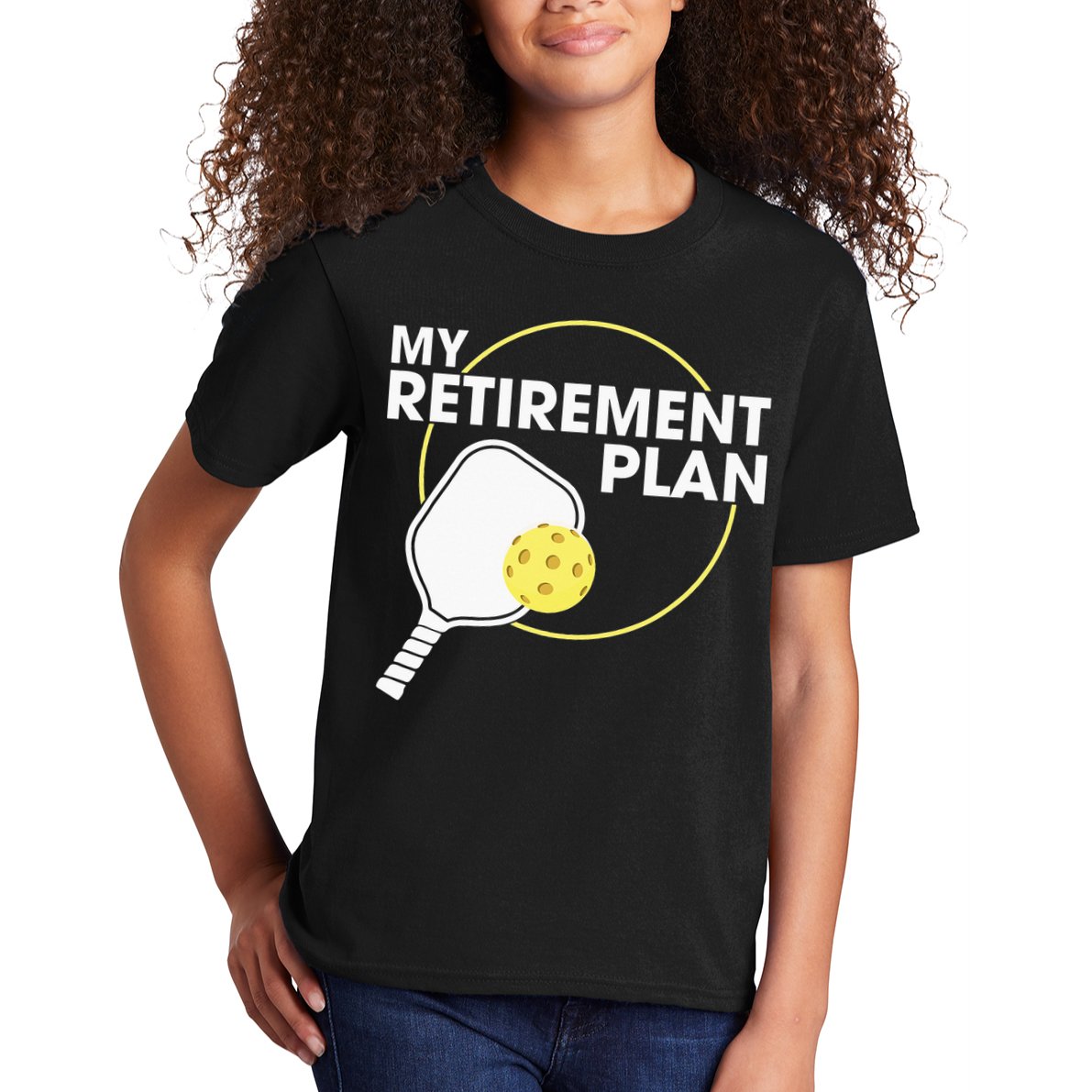 My Retirement Plan Funny Pickleball Lover Kids T-Shirt