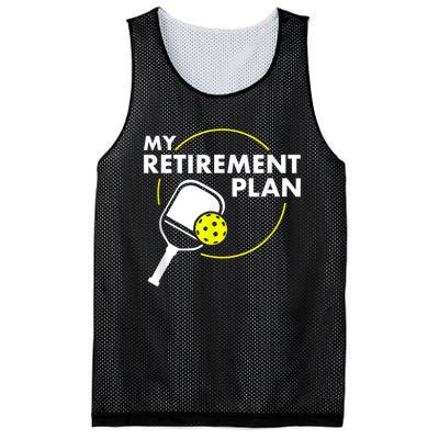 My Retirement Plan Funny Pickleball Slogan Gift Mesh Reversible Basketball Jersey Tank