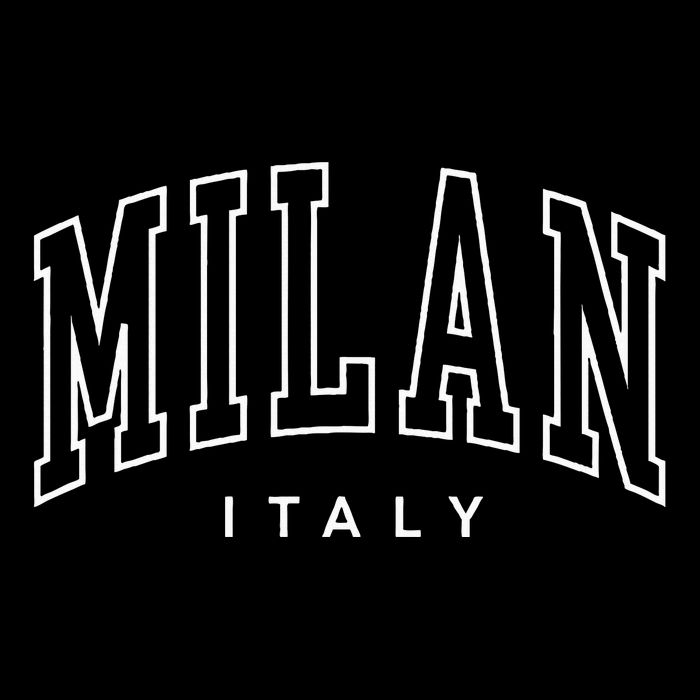 Milan Retro Preppy Italy Souvenir Women's Crop Top Tee