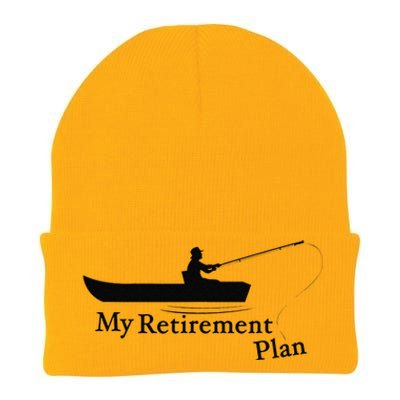 My Retirement Plan Funny Fishing Knit Cap Winter Beanie