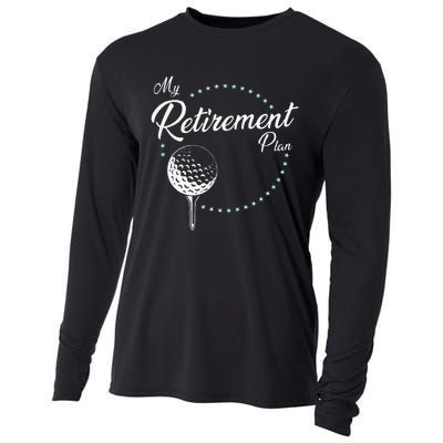 My Retirement Plan Golf Cooling Performance Long Sleeve Crew