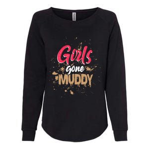 Mud Run Princess Girl Gone Muddy Team Girl ATV Womens California Wash Sweatshirt