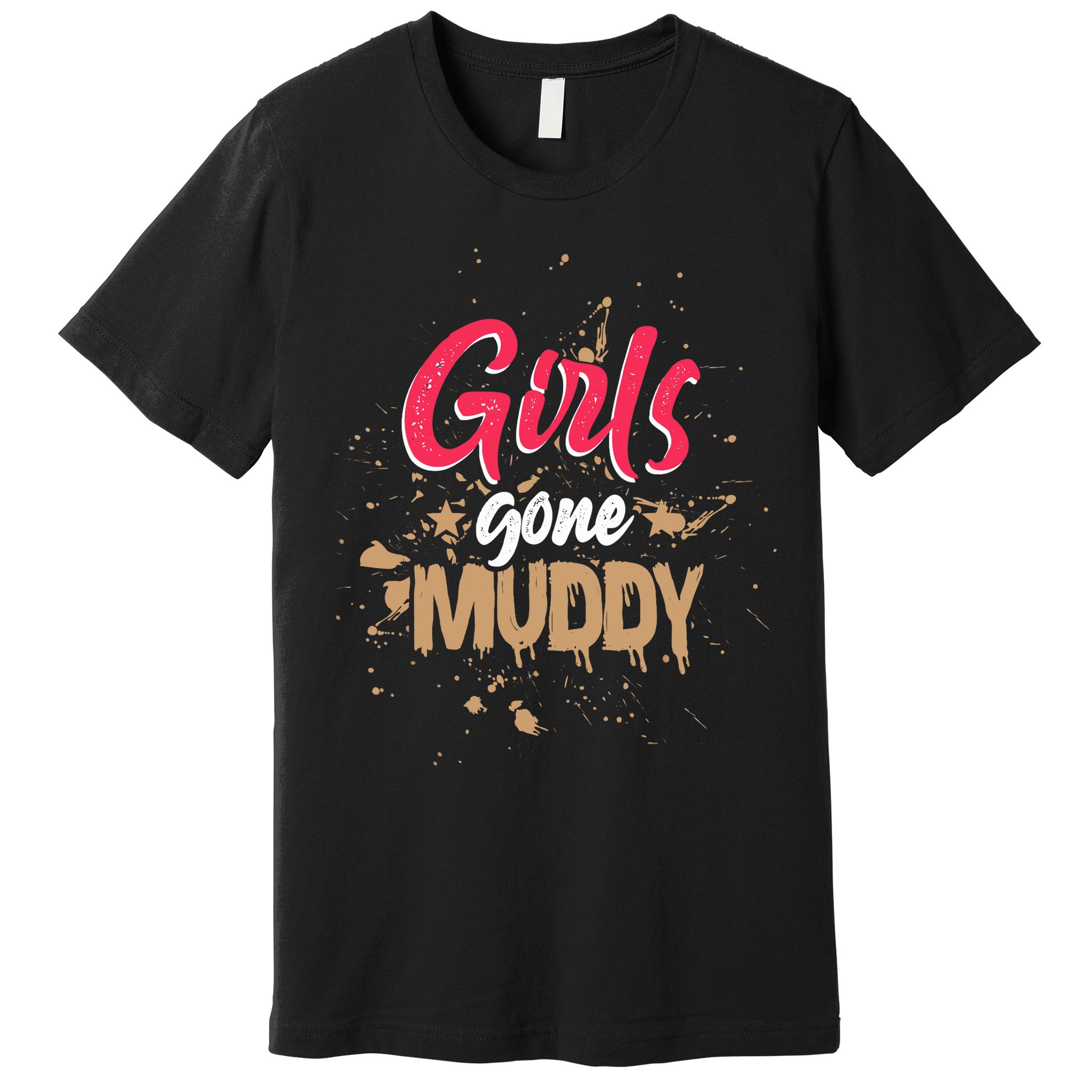 Mud Run Princess Girl Gone Muddy Team Girl ATV Premium T-Shirt