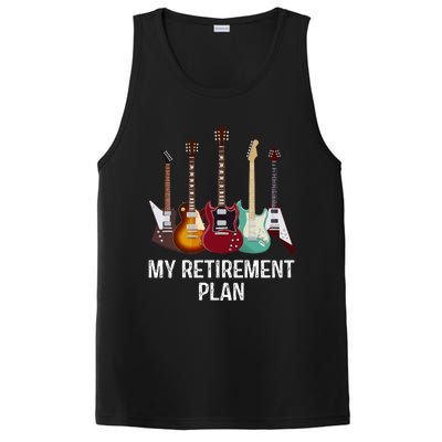 My Retirement Plan Guitar Gift Music Players Guitarist PosiCharge Competitor Tank