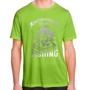 My Retirement Plan Is Going Fishing Adult ChromaSoft Performance T-Shirt