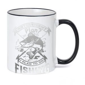 My Retirement Plan Is Going Fishing 11oz Black Color Changing Mug