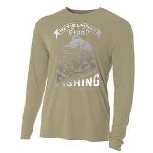 My Retirement Plan Is Going Fishing Cooling Performance Long Sleeve Crew