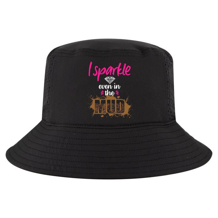 Mud Run Princess I Sparkle Even in Mud Team Girl ATV Gifts Cool Comfort Performance Bucket Hat
