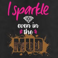 Mud Run Princess I Sparkle Even in Mud Team Girl ATV Gifts Cool Comfort Performance Bucket Hat