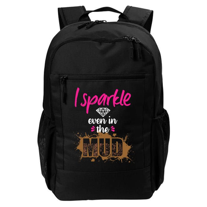 Mud Run Princess I Sparkle Even in Mud Team Girl ATV Gifts Backpack