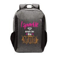 Mud Run Princess I Sparkle Even in Mud Team Girl ATV Gifts Vector Backpack